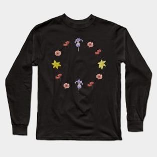 Flowers circle Long Sleeve T-Shirt